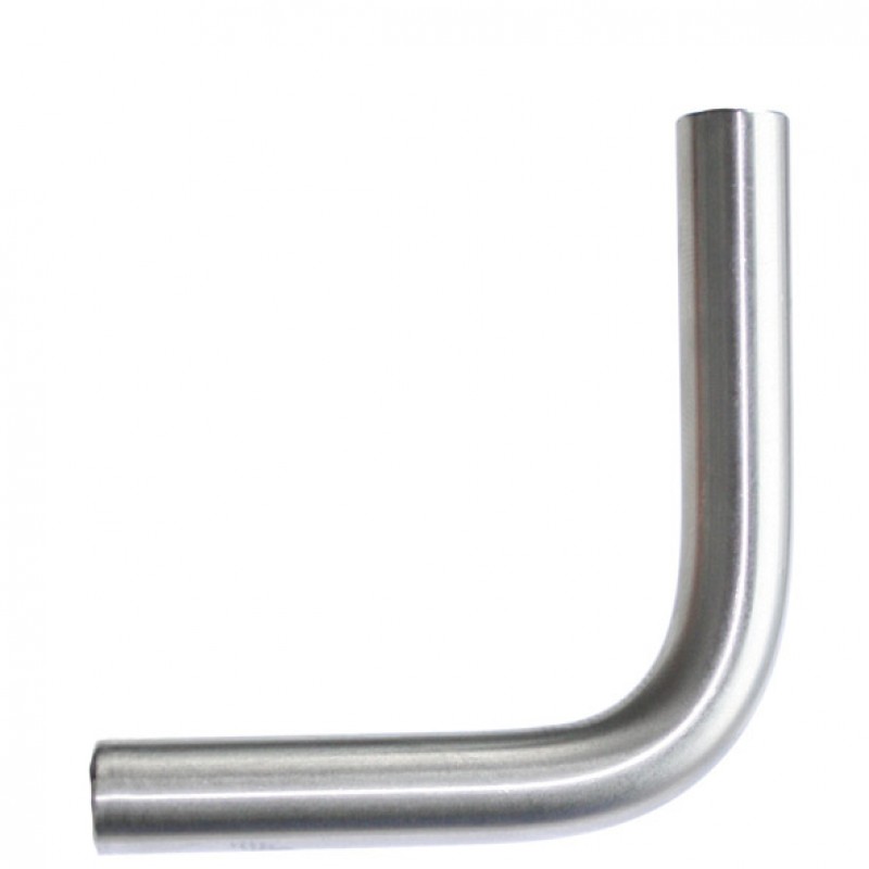 Handlaufträgerstütze Ø 14mm mit 90° Winkel und einseitiger Zentrierhilfe Edelstahl V2A