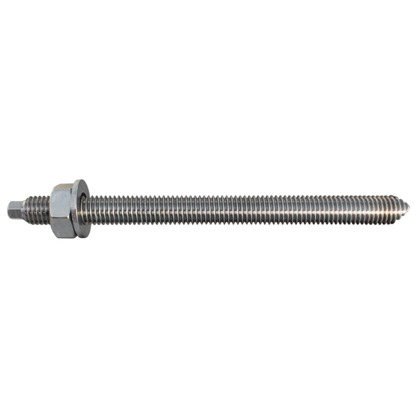 Ankerstangen für ungerissenen Beton, M10 x 130 mm Edelstahl V4A