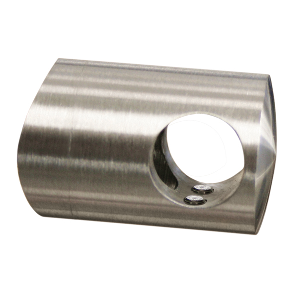 Querstabhalter zum Verbinden von Stab Ø 14 mm und Anschluss für Rundrohr Ø 33,7 mm Edelstahl V2A