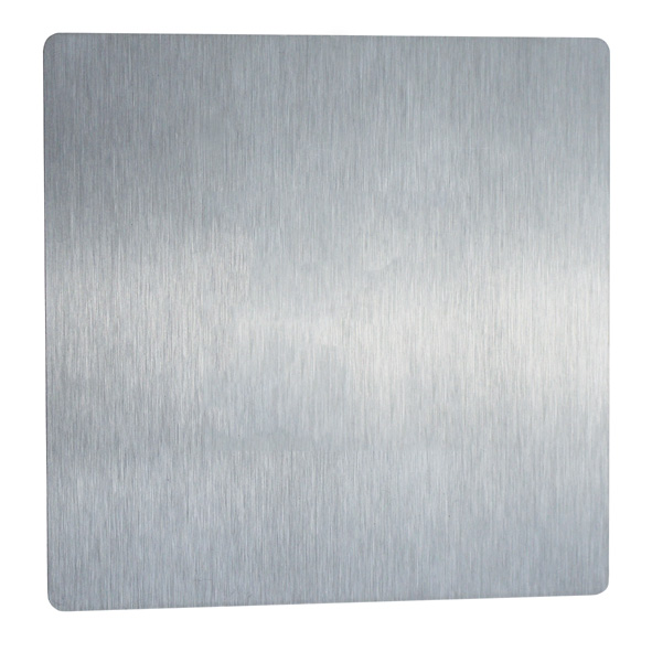 Vierkantplatte ohne Lochung 30 x 30 mm geschliffen Edelstahl V2A