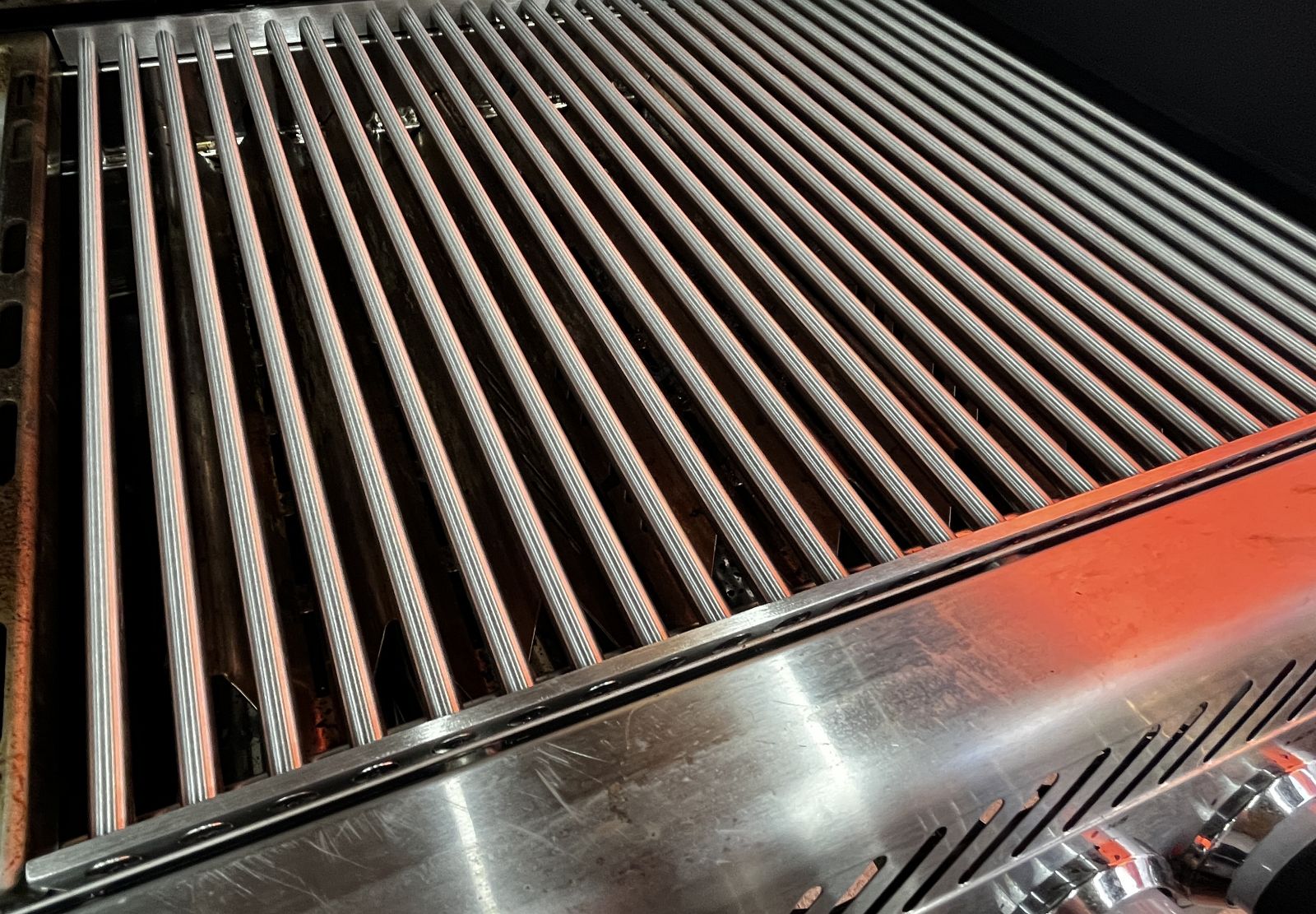 Edelstahl Grill Rost 57x43cm mit 10er Stab V2A