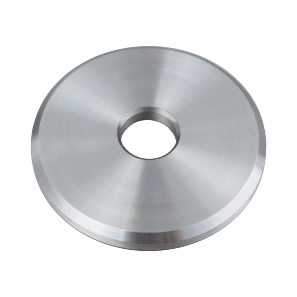 Ronden gedreht Ø 42,4mm und gelocht Ø 8,2mm mit Fase Edelstahl V2A