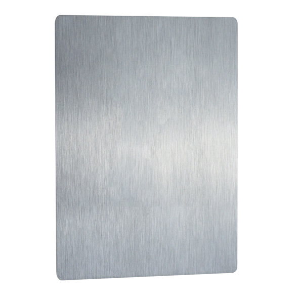 Vierkantplatte ohne Lochung 50 x 20 mm geschliffen Edelstahl V2A